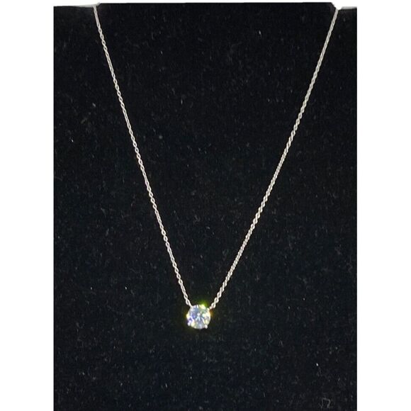 Giani Bernini Cubic Zirconia Pendant Necklace in Sterling Silver MSRP $50 CP733 - Picture 2 of 4
